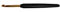 KnitPro Häkelnadeln Softgriff Aluminium 5,50mm Häkelnadel, Kunststoff/Alumium, Gold & Schwarz, 15cm x 5,5mm