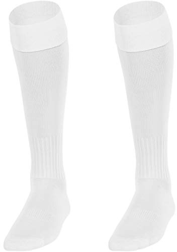 JAKO Unisex Stutzenstrumpf Uni 2.0, Weiß, 43-46