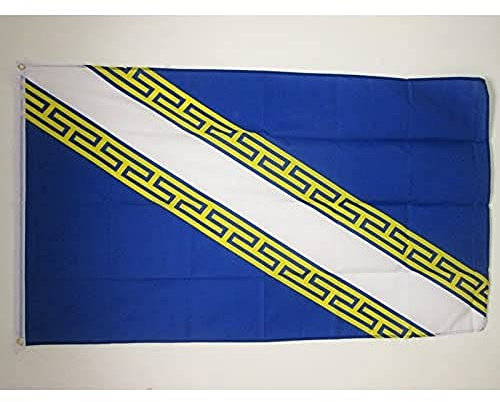 AZ FLAG - Drapeau Champagne-Ardenne - 150x90 cm - Drapeau Champenois 100% Polyester Avec Oeillets Métalliques Intégrés - Pavillon 110 g