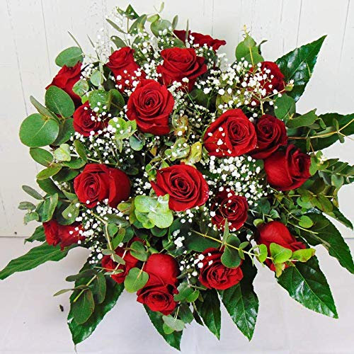 Acurrucalas® - Ramo de Flores Rosas Rojas con Dedicatoria - Ramo de Flores Frescas - Ramo de Flores Naturales - Entrega en 24 Horas de Lunes a Sábado (18)