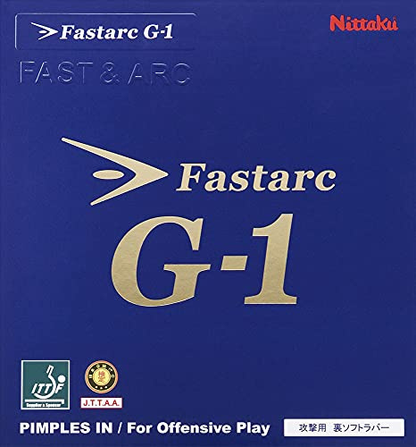 Nittaku Table Tennis Rubber Fastarc G-1 (Red, MAX)