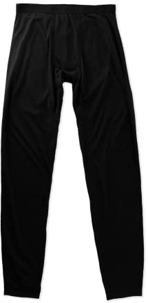 Polarmax Men's Merino Wool Tight Midweight Relaxed Fit Base Layer - Black, Large