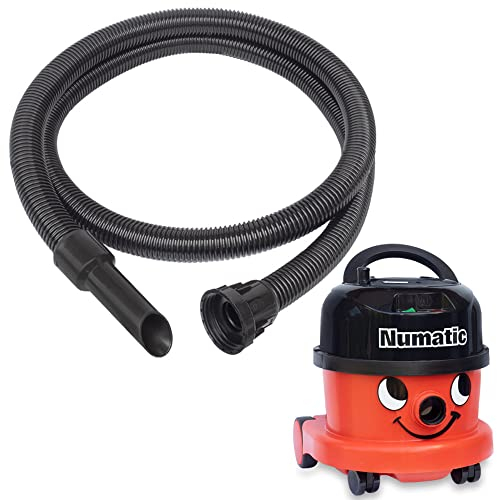 PRIMEBAG - 2,4m Saugschlauch kompatibel mit Numatic-, Henry-, Hetty-, James-, Harry-, Charles-, George- Nass- Trockensaugern von Numatic - 240cm komplett mit Anschlüssen - Bestleistung beim Saugen