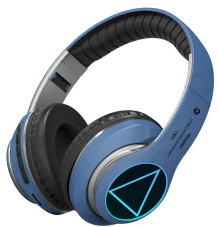 Nakano Miku Bluetooth-hörlurar, Hi-Fi-stereo trådlöst over-ear-headset med inbyggd mikrofon, de viktigaste quintuplets manga tecknad cosplay rekvisita (glänsande headset)