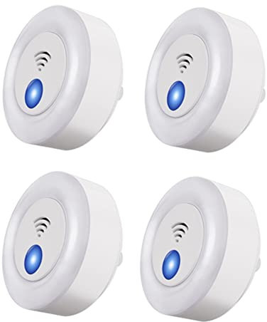 Gsrimgratoe 4 pezzi Anti-zanzare ad Ultrasuoni Anti-Elettronici possono respingere topi, zanzare, scarafaggi, mosche, pipistrelli, ecc. Spina UE