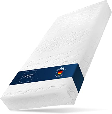 LILENO HOME Matratzenbezug 120x200 cm Reißverschluss - waschbarer Matratzenschoner aus Microfaser ideal für Allergiker - extra weicher Schonbezug für Matratzen (rundum) Höhe 14-16 cm