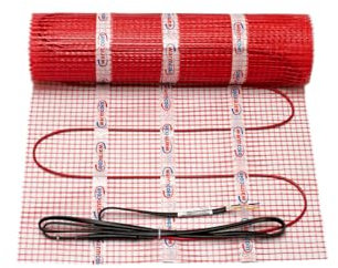 Tapis chauffant Warmcoin™ - Chauffage au sol électrique, auto-adhésif, différentes tailles, 160 W/m² avec au sans thermostat (Sans thermostat, 0.5m²)