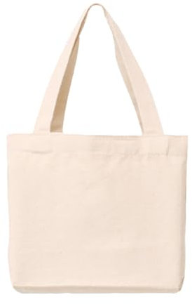 Yphzmtz Klassische Unbedruckt Shopper Tasche Einfachheit Klein Tragetasche, Beutel Mode Stoffbeutel Vielseitig Baumwolltasche Einkaufstasche (30x20cm)