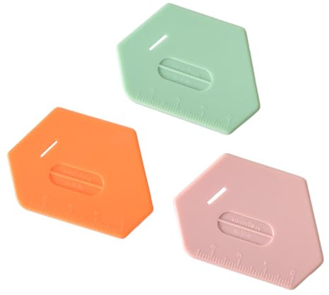 Homirty 3 Guides de Couture Magnétiques avec Échelle - Accessoires Multifonctionnels pour Machine à Coudre, Aide à l'ourlet Polygonal