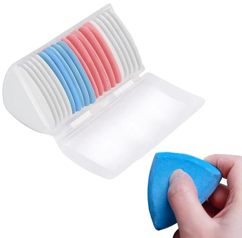 Nybrax 30 Piezas Tizas De Sastrería, Tiza De Coser, Tizas Costura, Bolígrafos Triangulares De Sastrería, Tizaa De Sastre, Tiza Colorida, para Sastrerías, Marcar, Hacer, Costura y Marcado Se Telas