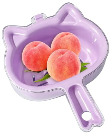 Bol Lavar Frutas Colador De Cocina Con Asa, Apilable Y Doble Capa