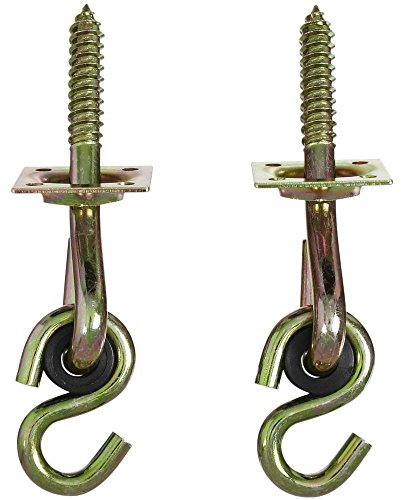 National Hardware N264-069 V2038 Swing Hook Kits in Yellow Chromate, White, 2 count(Pack of 1)