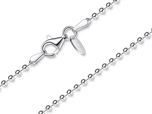Silberketten-Store Chaîne de Boule - 2mm, Collier d´Argent 925/1000 - Longueur 40-100cm