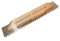 Stainless Steel Square Notched Trowel (12X12mm), 680mm, Wooden Handle, Tile, Tiling, Adhesive, DIY