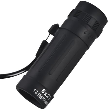 Monokulares Teleskop, 8X 21mm Tragbares HD monokulares Teleskop HD Optisches Monokular Scope Mini Wasserdicht Teleskop Zoom Monocular Teleskop mit Tragetasche für Vogelbeobachtung Wandern Reisen