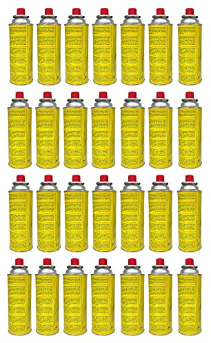 Campata Cartuccia a gas da 227 g, 520 ml, per campeggio, fornello a gas, bruciatore a gas, bruciatore a gas, bruciatore a gas, bruciatore a gas (28 cartucce)