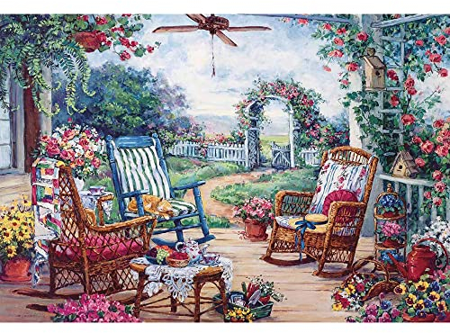 JMbeauuuty 1000-teiliges Puzzle für Erwachsene, Mini-Puzzle, tolles herausforderndes Puzzle, schwieriges Mini-Puzzle mit 1000 Teilen, Heimdekoration, Kunsthandwerk (Garten)
