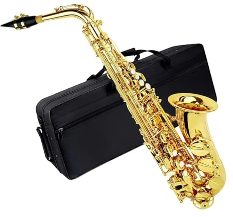 Professionell Saxofon Altsaxofon nybörjarset Professionellt bleckblås i Ess dur med träblåsstämma