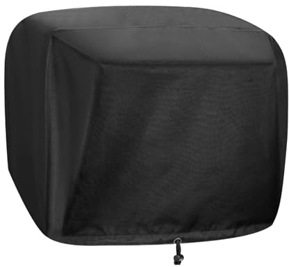 Cubierta de Parrilla BBQ - Cubierta para la Parrilla Aire Libre | Chaqueta de Polvo Resistente Agua con Cordero Ajustable, Resistente Calor, Patio y Patio Trasero, protección para Todas Las e