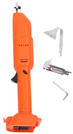 Motozappa Giardino a Batteria, Motozappa a Batteria 2500 Giri/min con Teste Intercambiabili, Coltivatore Elettrico Compatibile con Batteria BL1840 per Diserbo del Prato e