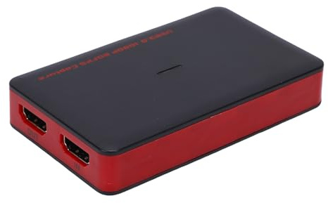 Yanmis Scheda di Acquisizione Video con Interfaccia Multimediale HD 4K, Dispositivo di Acquisizione Giochi USB 3.0 1080p 60fps con Ingresso Microfono da 3,5 Mm, per Streaming Live