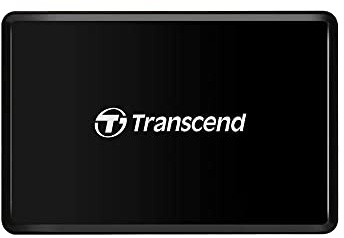Transcend Multi-Card Reader RDF8 - Lettore di schede (MS, CF, SDHC, MS Micro, microSDHC, SDXC, SDHC UHS-I, SDXC UHS-I, MS XC) - SuperSpeed USB 3.0