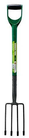 Gardening Hand Tools - Heavy Duty Garden Tools | Ideal For Planting, Weeding, Cleaning Garden, Raking, Weed Removal (Border Digging Fork)