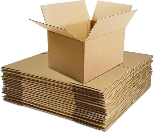 RelianceUK 30 Pack 7x5x5 Small Cardboard Boxes | 178 x 127 x 127mm Shipping Mailing Packing Moving Postal Small Parcel Packaging Postal Boxes Gift Box