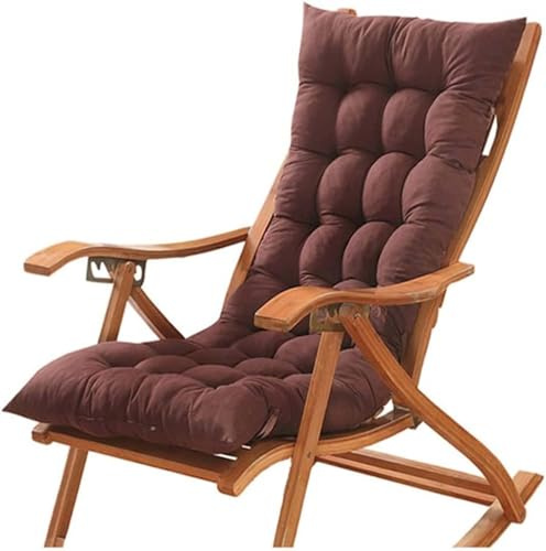 Genérico Cojín Reclinable para Tumbona, Cojines para Silla Mecedora, Exterior Reclinable Colchoneta Tumbona,Cómodo Cojín de Sofá para Jardín, Piscina, Playa, Terraza y Balcón,120x48x8cm E