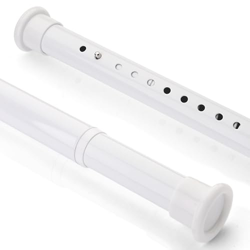 Bastone per tende a tensione resistente, 71-109 cm, asta a molla per armadio, per finestre o doccia, facile da installare, senza foratura, senza ruggine, per bagno, diametro asta 3,2 cm