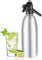 Sparkling Water Maker, 1L Soda Siphon, Aluminum Soda Makers for Home, Portable Water Maker for Soda Water, Cocktails or Soda Water, Use 8 gram CO2 Cartridges(Not Included) (Sliver)
