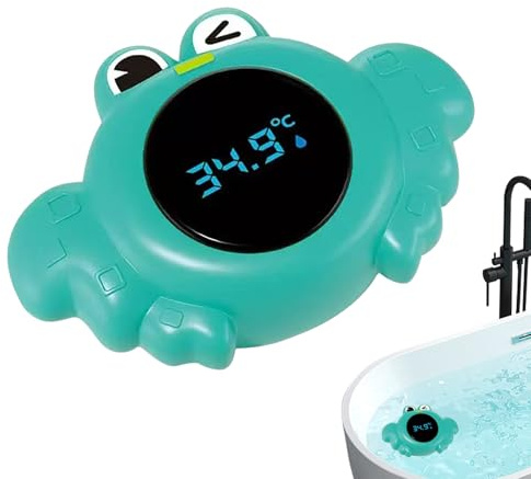 Termómetro de Baño para Niños - Medidor Electrónico de Seguridad para Bañera - Termómetro de baño con diseño de animales - Para Ducha Piscina Padres Primerizos Madre Niña Niño