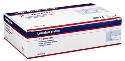 LEUKOTAPE Classic 2 cmx10 m weiß 12 St