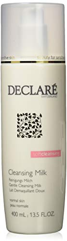 Declaré Soft Cleansing Milk 400 ml - Reinigungsmilch mit Linden Extrakt, Panthenol & Provitamin B5 & Vitamin C - für alle Hauttypen geeignet, entfernt Make-up & Hauttalg, gegen Irritationen & Rötungen