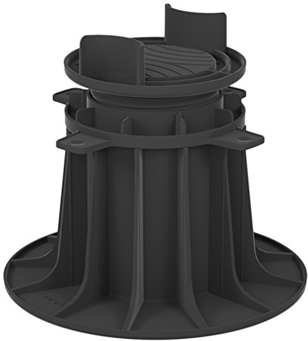 Jouplast - Plot réglable pour terrasse bois - 140/230 mm uni