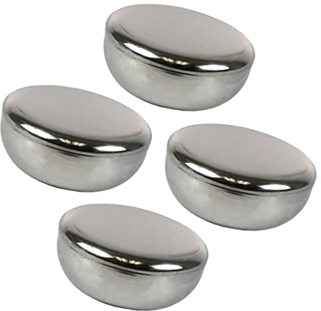 Baoblaze 4x Riz Coréen En Acier Inoxydable avec Couvercle de Récipient Alimentaire A