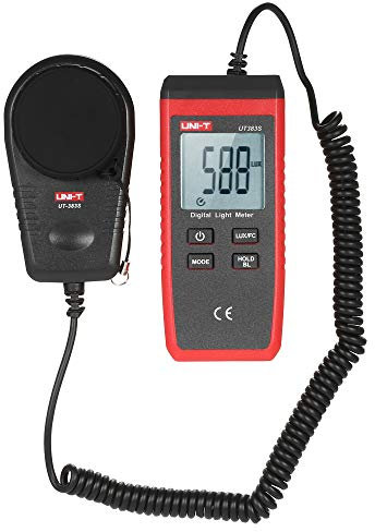 SATMW UT383S Esposimetro 200.000 Lux Digital Luxmetro Luminanza Lux FC Test Max Min Illuminometri Fotometro