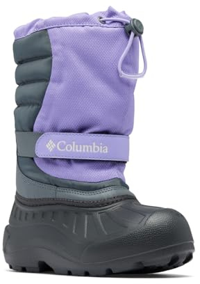 Columbia unisex-child Powderbug Snowlite, Paisley Purple/Graphite, 9 Little Kid