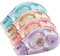 4 Pack Fotokleber, 8mm X 8m kleberoller, Doppelseitiges Klebeband Basteln for Heimschulbüro Scrapbooking Zubehör (Size L)