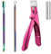 Nagelknipser Gelnägel, 4Pcs Professional Nagelknipser für Kunstnägel Tip Cutter Nail Clipper mit 10 Magneten, Gelnägel Zubehör Maniküre Tip Cutter für Fake Nails Gel Nägel Künstliche Nägel