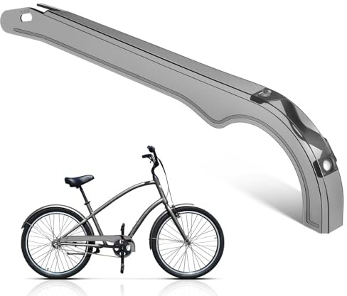 Copri Catena Bici Nero in Plastico per Pignone 32 Denti Facile Montaggio e Versatile, Protezione Resistente per Mountain Bike e Bici da Strada