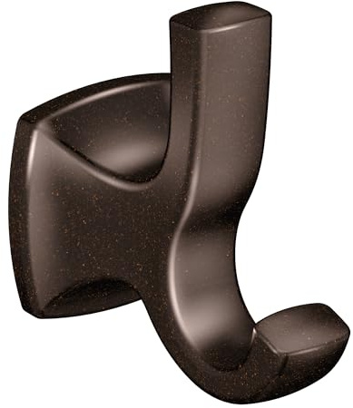 Moen YB5103ORB Voss Double Robe Hook, Oil-Rubbed Bronze