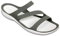 Crocs Herren Swiftwater Sandal W Sandalen, Smoke/White, 34/35 EU
