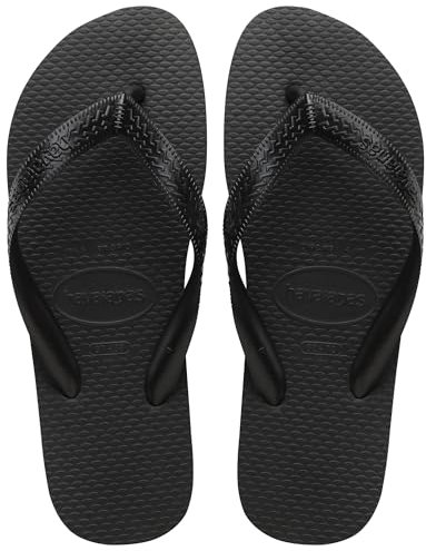 Havaianas Top Color, Unisex Flipflop, Black, 43/44 EU