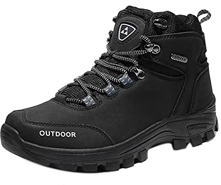 Chaussures de Randonnée Homme Imperméable Bottes Trekking Outdoor Bottes d'escalade Antidérapantes Chaussures de Marche