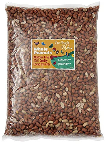 Cutting it Vine Peanuts for Birds 5 ltr Refill Bag (3kg), Attract Wild Birds with Finest Grade Peanuts, Year Round Wild Bird Food and Squirrel Food of Choice