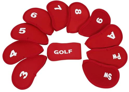 Golfschläger-Ärmel – Monogrammierter Putter-Schutz, Stil Hybrid-Schlägersocken | Big Number Neopren-Golfeisen-Abdeckungs-Set, dekoratives Golfzubehör für Herren, Fahrer-Schlägerhaube, passend für die