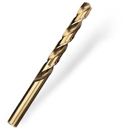 Meccion HSS Cobalt Jobber Drill Bit for Drilling Stainless Steel and Metal (10.5mm x 133mm x1pc)
