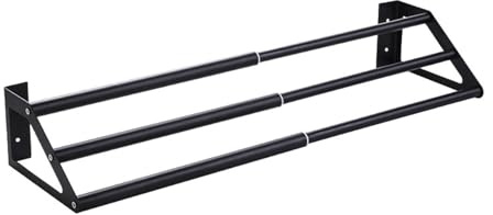 Illkjasfc Porte-serviettes triangulaire polyvalent en acier inoxydable avec 3 barres Design Porte-serviettes Porte-serviettes télescopique pour différentes pièces