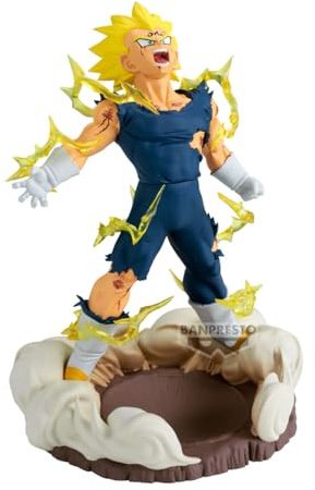 Banpresto Majin Vegeta Dragon Ball Z Actionfigur, 14 cm, Mehrfarbig, BP29199P, Sammlerfigur, optimal für Anime-Fans